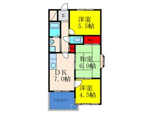 ココチフォレストrsの物件間取画像